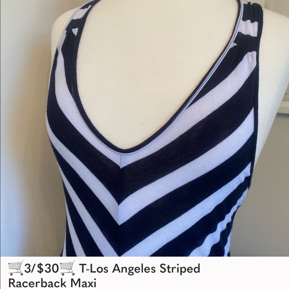 T-Los Angeles Striped Racerback Maxi - Picture 8 of 8